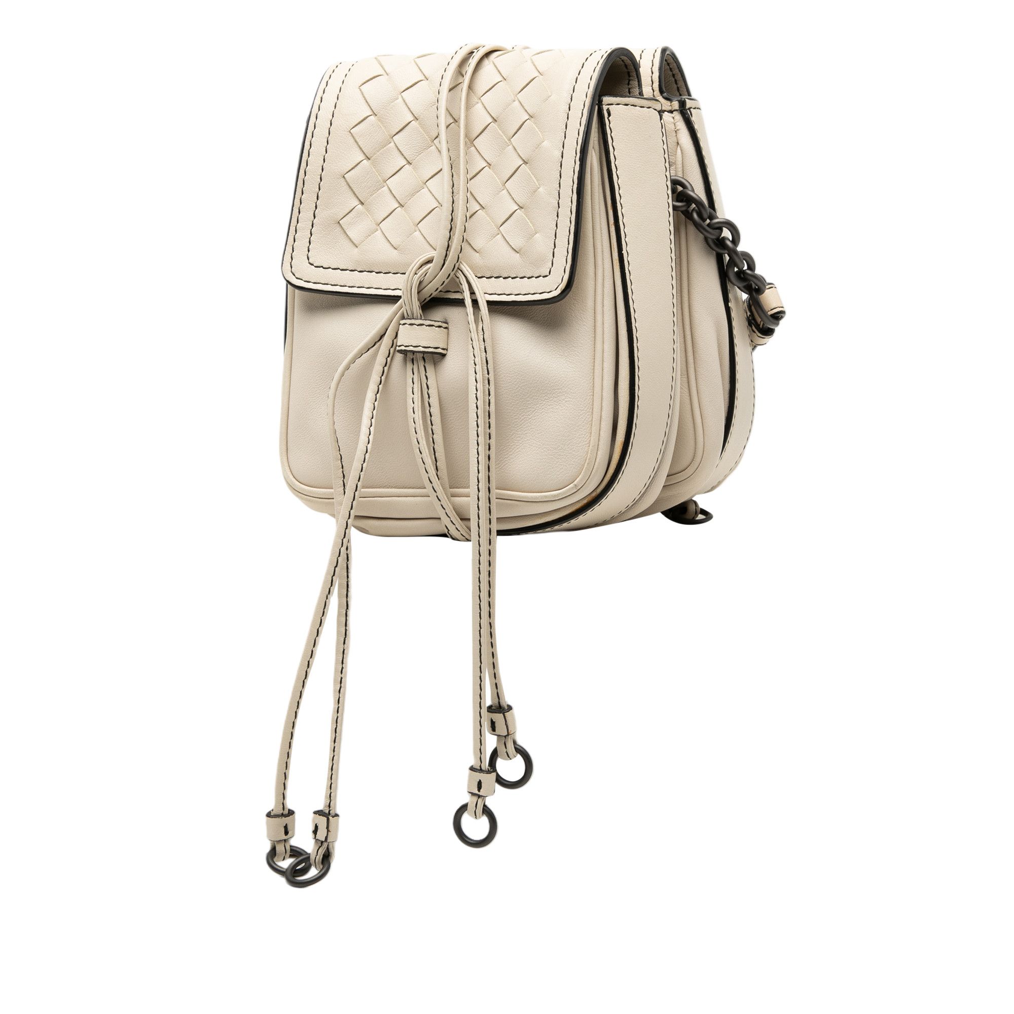 Bottega Veneta Bottega Veneta Nappa Intrecciato Double Sided Flap Crossbody Size ONE SIZE - 2 Thumbnail