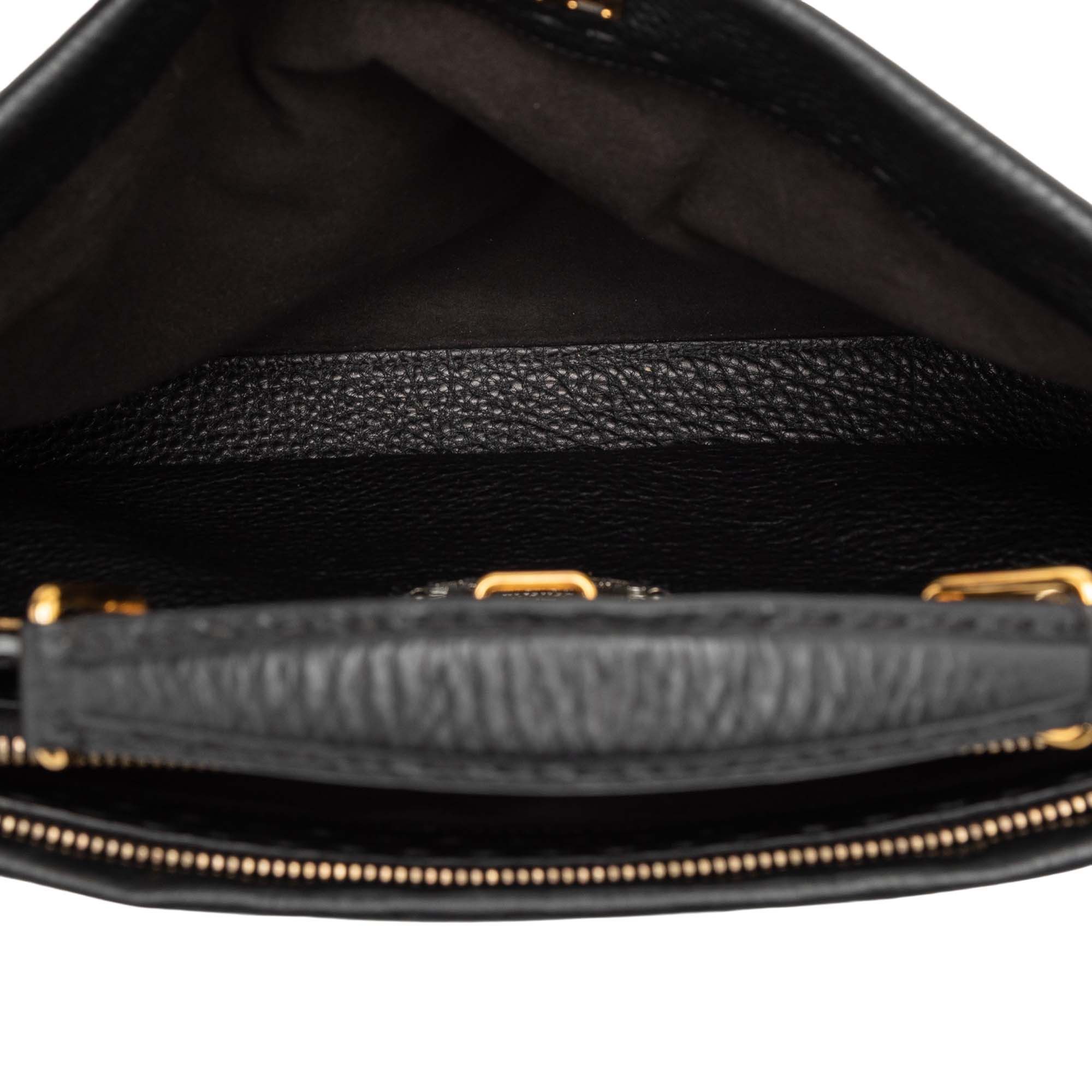 Fendi Fendi Large Leather Selleria Monster Peekaboo Iconic Fit Bag Size ONE SIZE - 4 Thumbnail
