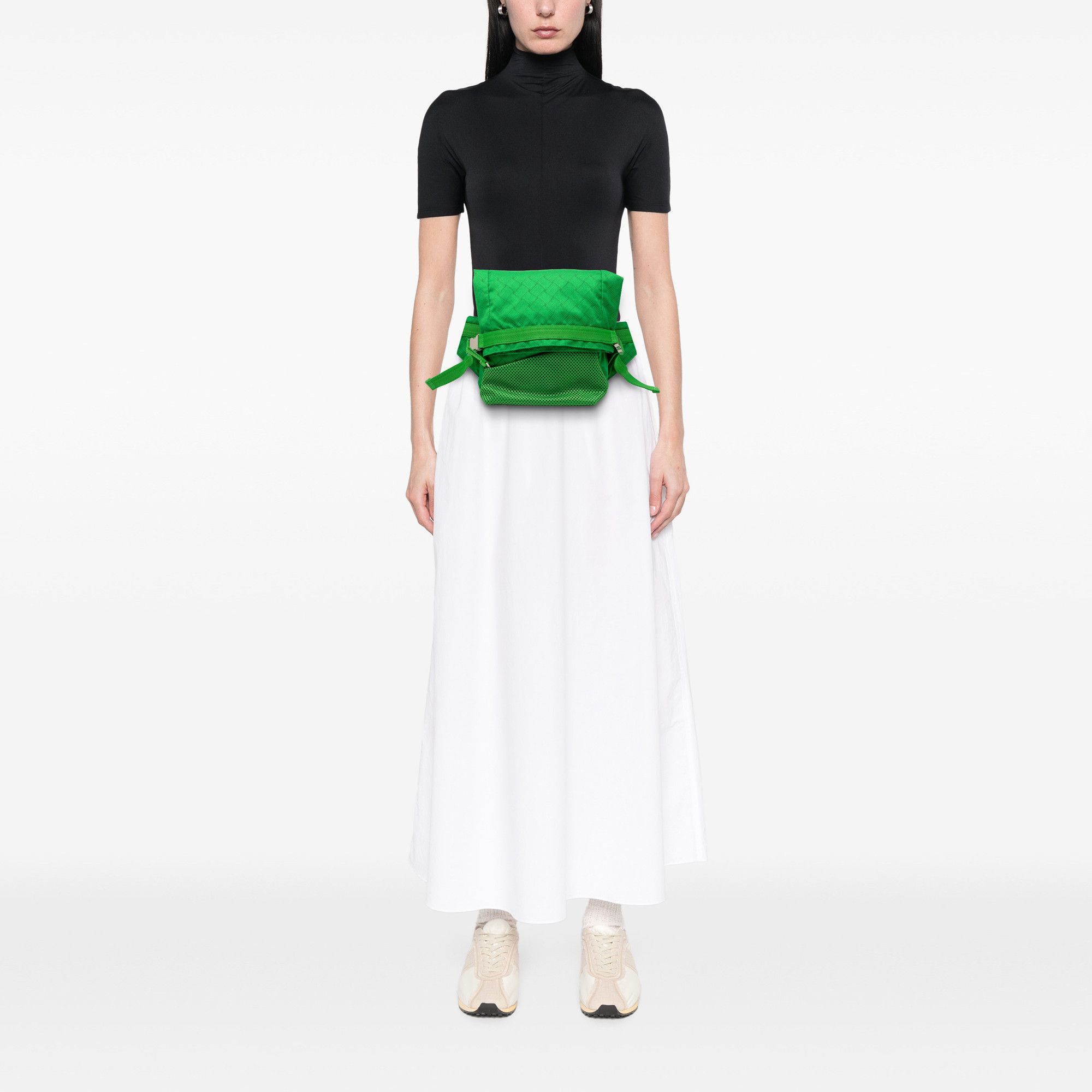 Bottega Veneta Bottega Veneta Nylon and Mesh Intrecciato Belt Bag Size ONE SIZE - 7 Thumbnail