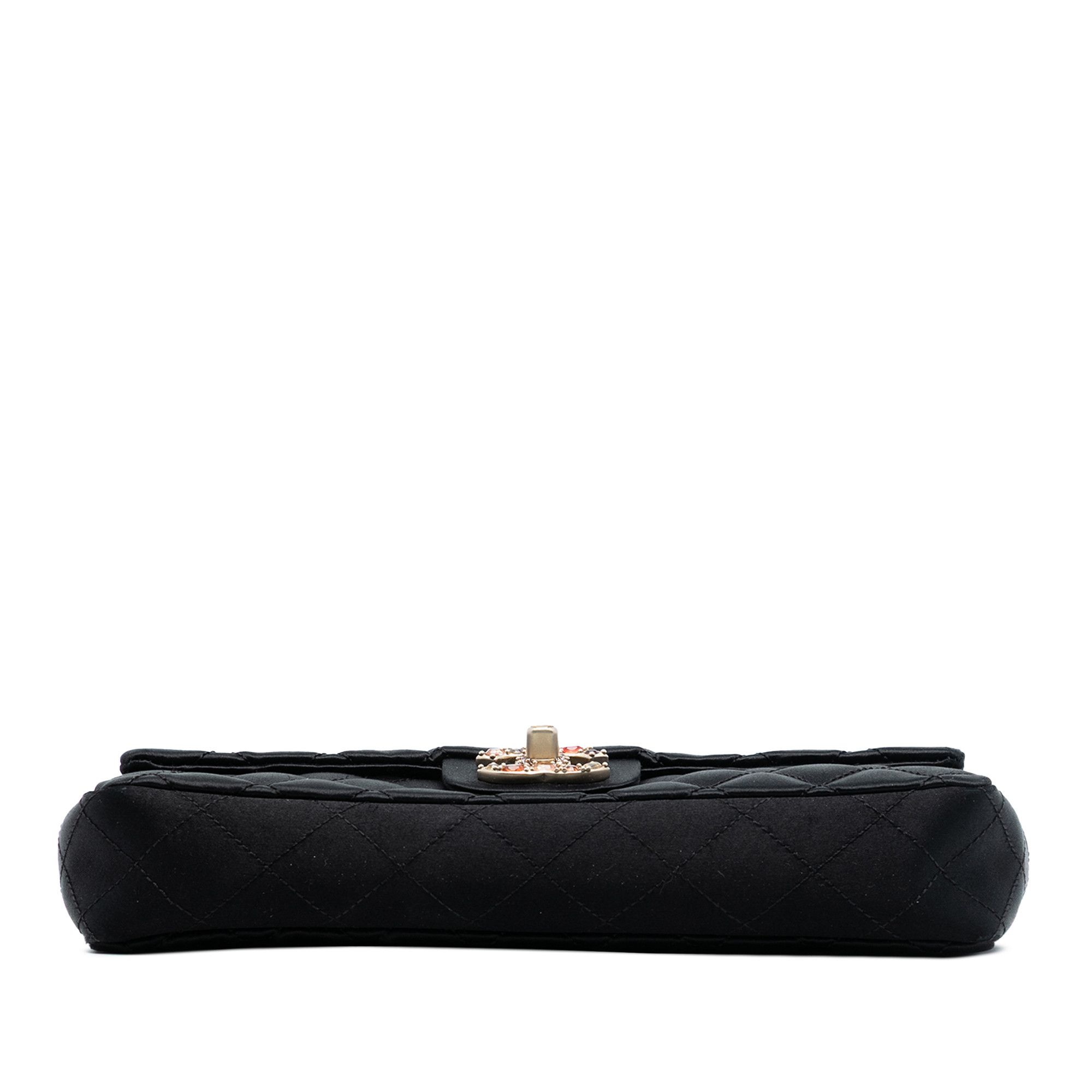 Chanel Chanel Quilted Satin Precious Jewel East West Flap Size ONE SIZE - 3 Thumbnail