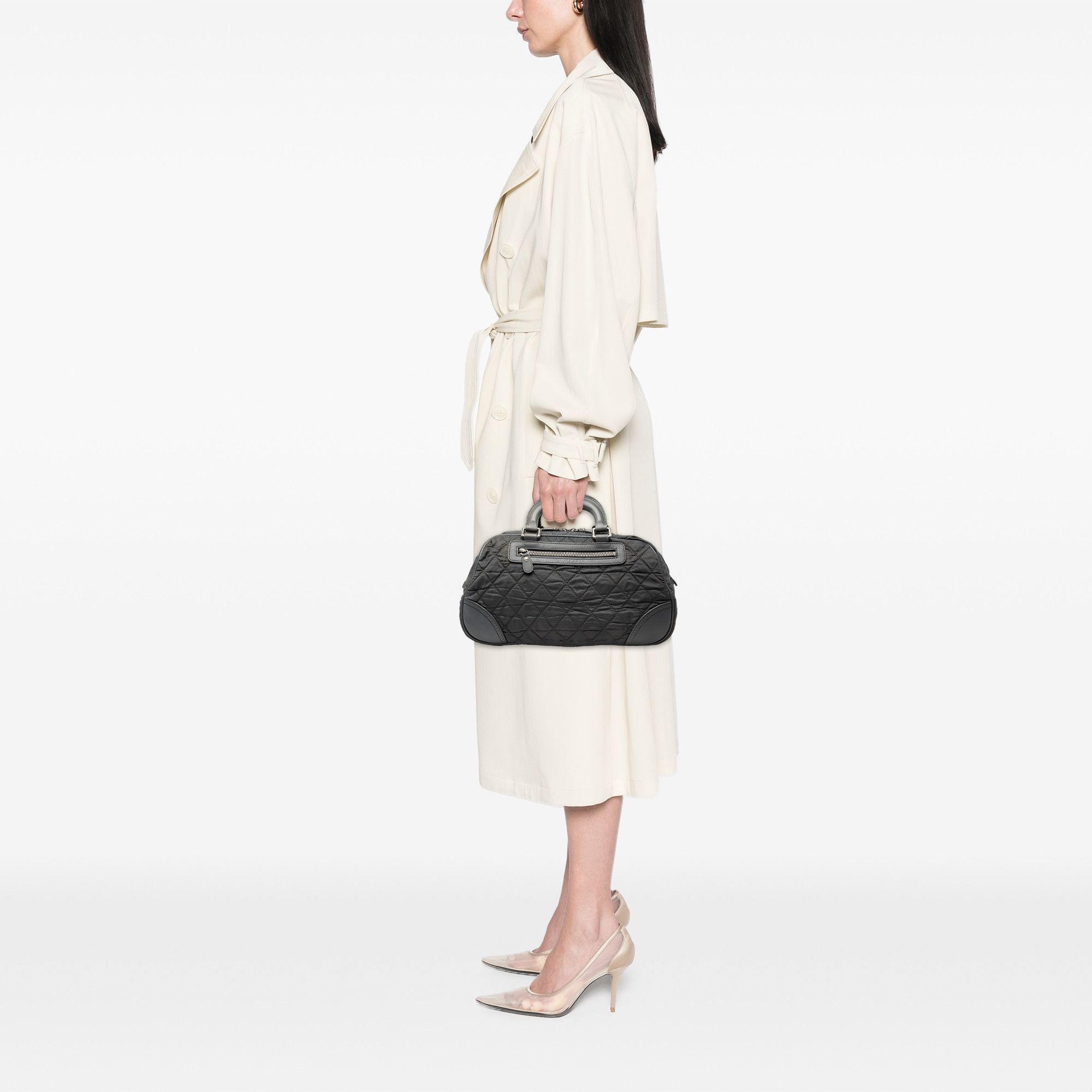 Chanel Chanel Paris New York Quilted Nylon Duffle Handbag Size ONE SIZE - 7 Thumbnail
