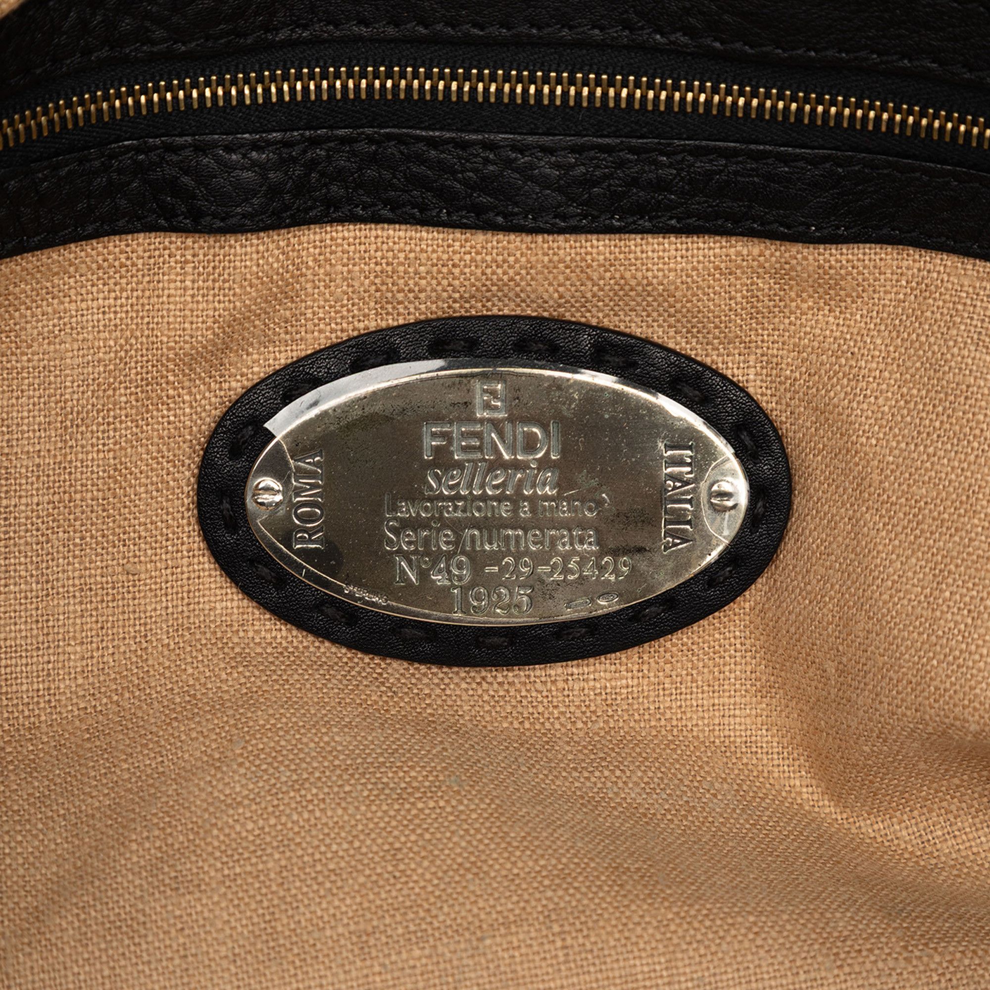 Fendi Fendi Large Leather Selleria Villa Borghese Tote Size ONE SIZE - 5 Thumbnail