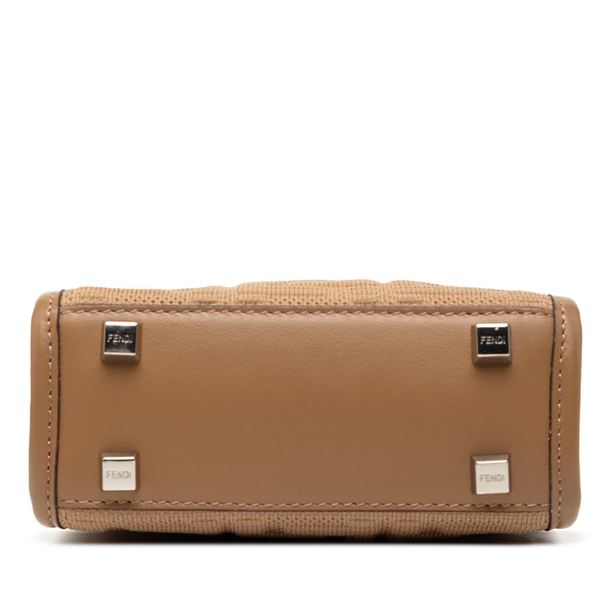Fendi Fendi Mini Zucca Embossed Technical Fabric Sunshine Shopper Tote Size ONE SIZE - 3 Thumbnail