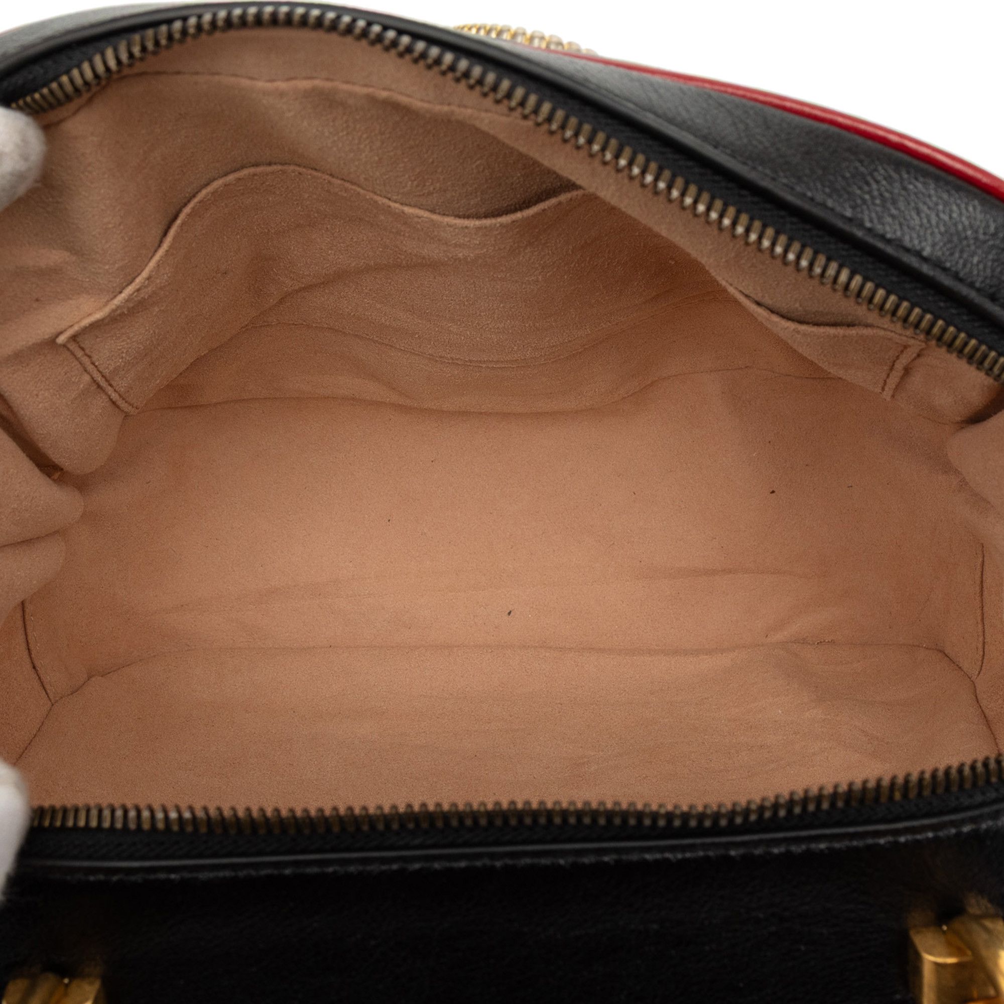 Gucci Gucci Small GG Marmont Matelasse Diagonal Leather Torchon Bamboo Satchel Size ONE SIZE - 4 Thumbnail