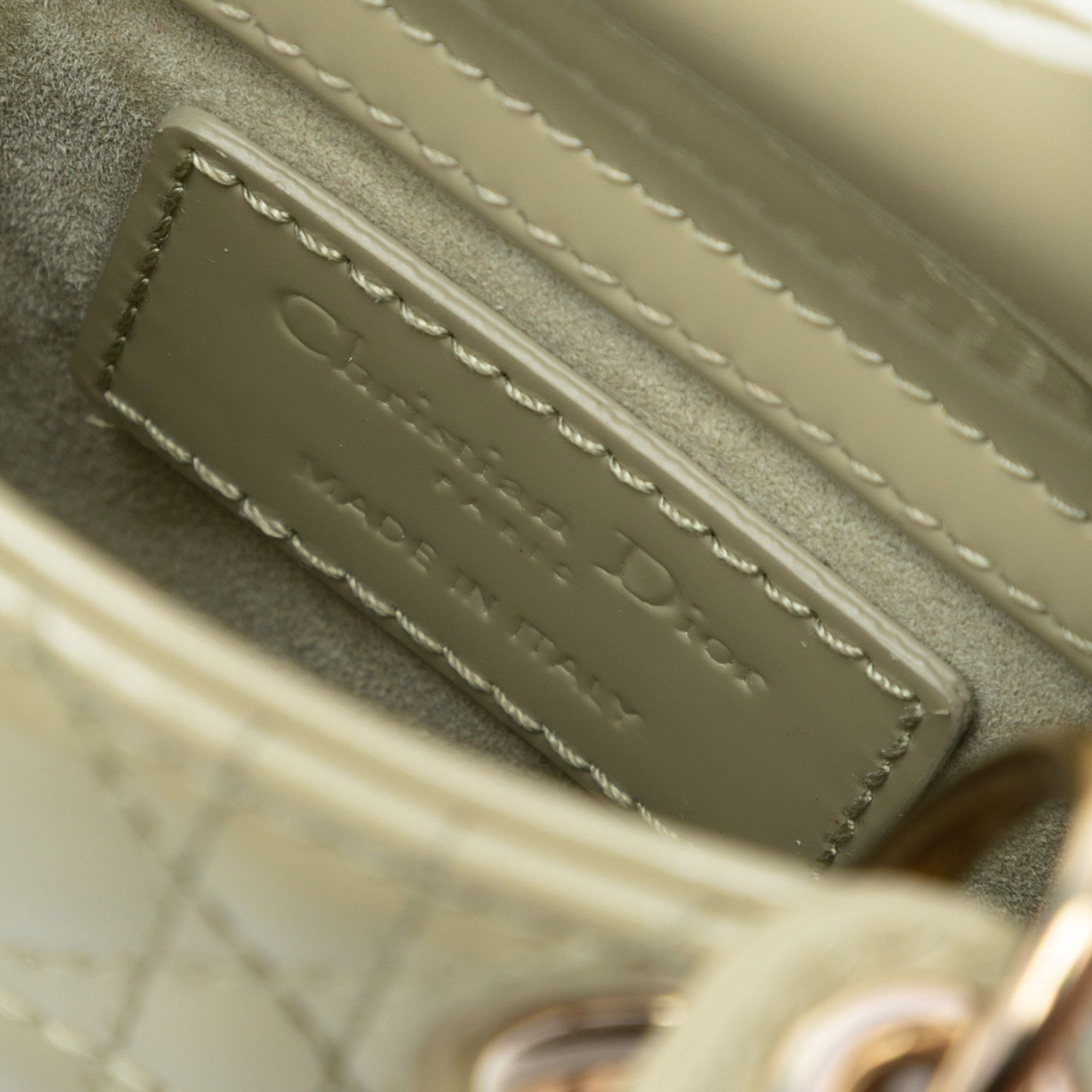 Dior Dior Micro Patent Cannage Lady Dior Size ONE SIZE - 5 Thumbnail