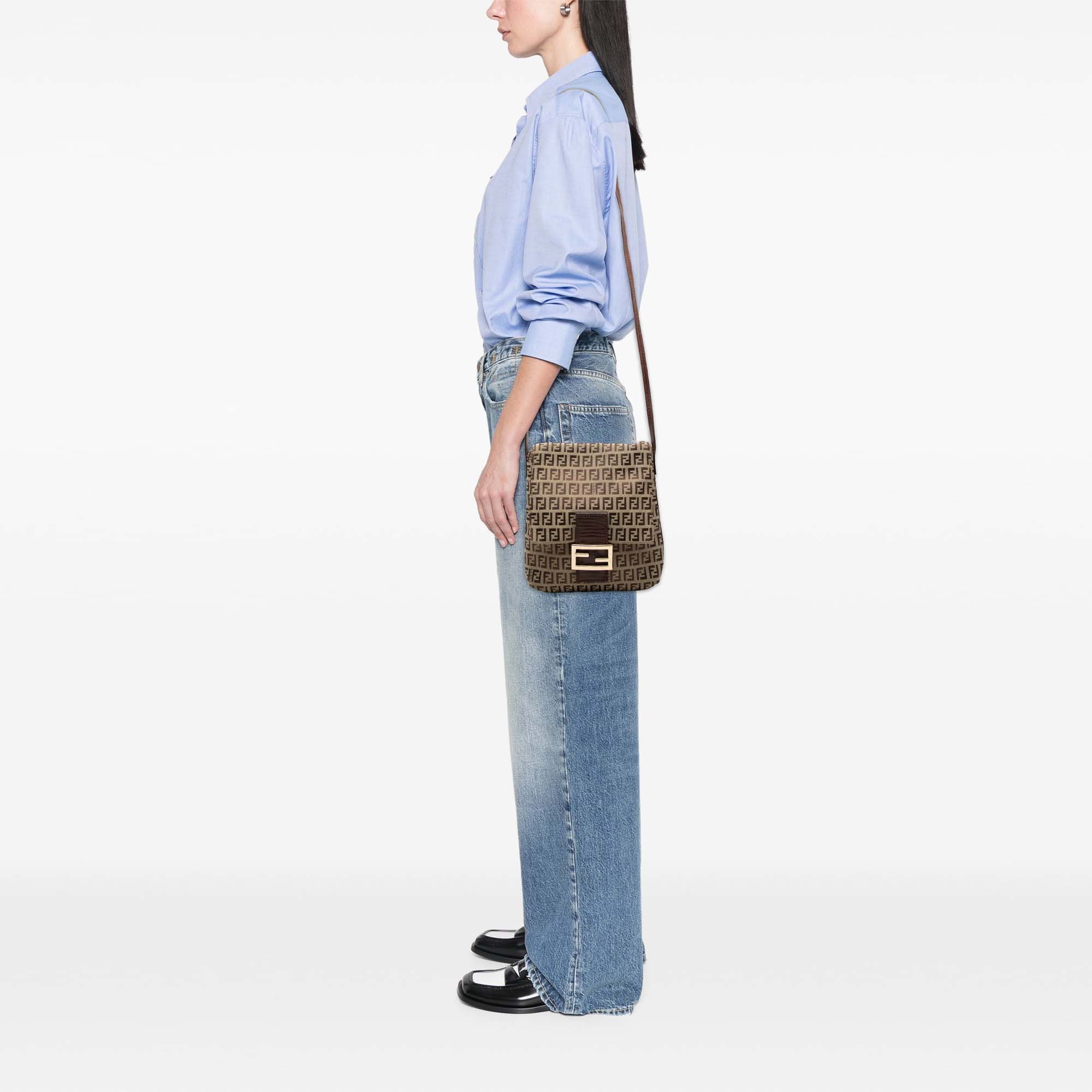 Fendi Fendi Zucchino Canvas Crossbody Size ONE SIZE - 7 Thumbnail