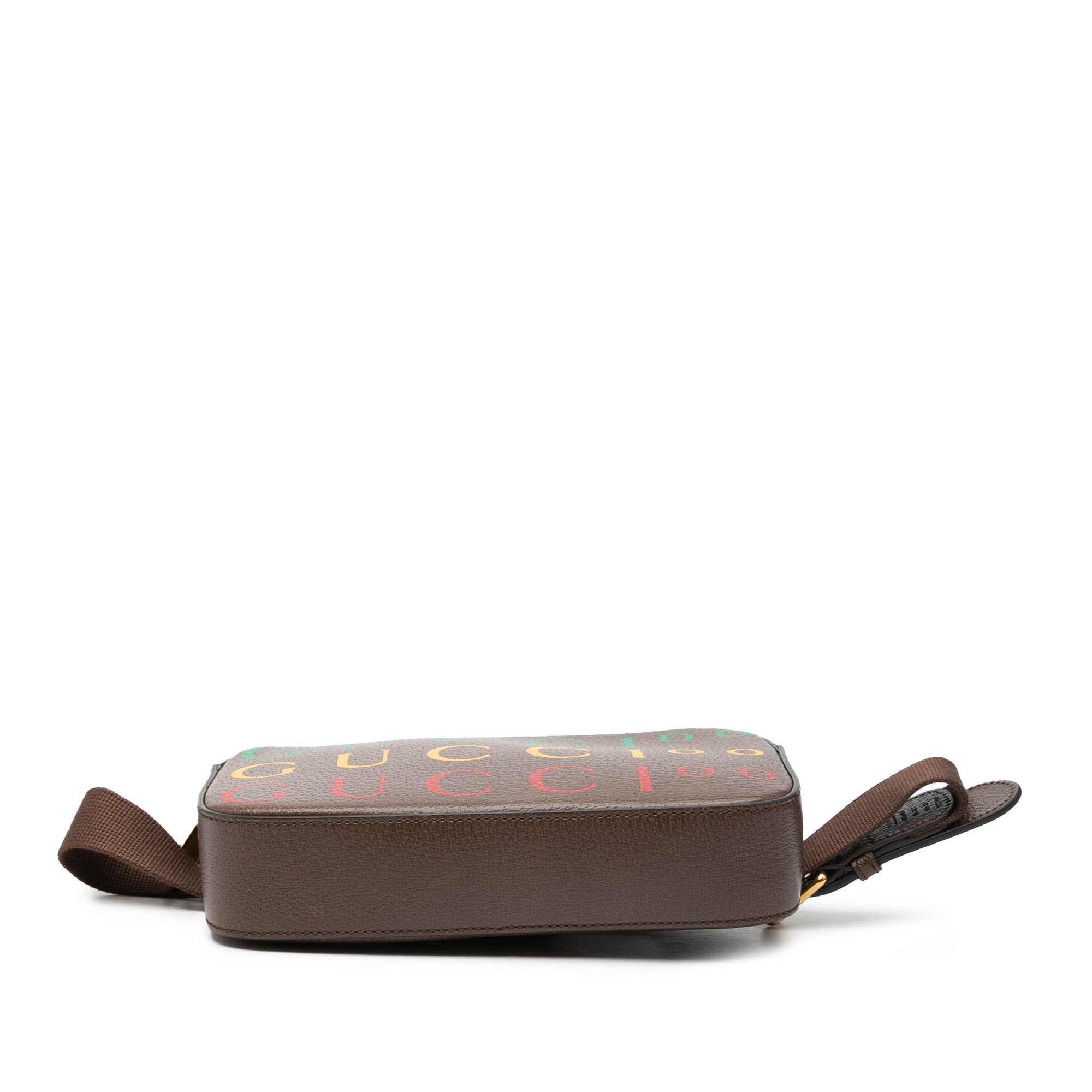 Gucci Gucci 100th Anniversary Textured Dollar Calfskin Logo Belt Bag Size ONE SIZE - 3 Thumbnail