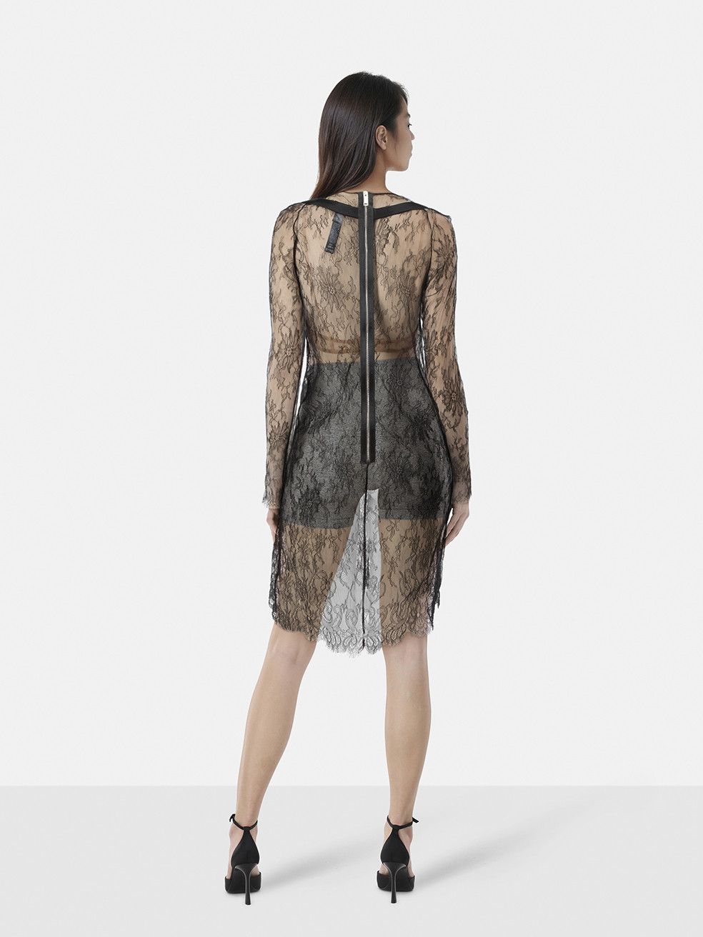 La Perla Black Lace Sheer Lingerie Dress Size M / US 6-8 / IT 42-44 - 2 Thumbnail