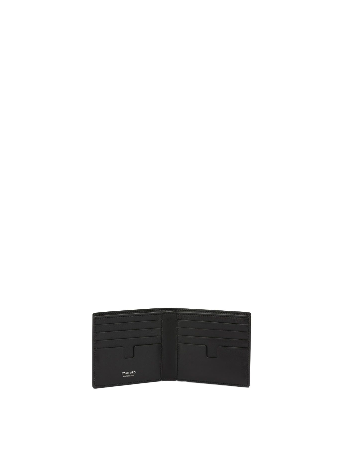 Tom Ford Crocodile-Effect Bi-Fold Wallet Size ONE SIZE - 5 Thumbnail