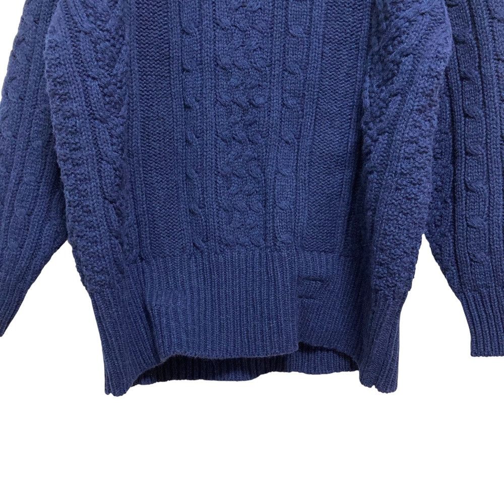 Other Other noir kei ninomiya Turtleneck Cable Knit Sweater Textile Tops 3H-N007 DUTY FREE for USA Size ONE SIZE - 3 Thumbnail