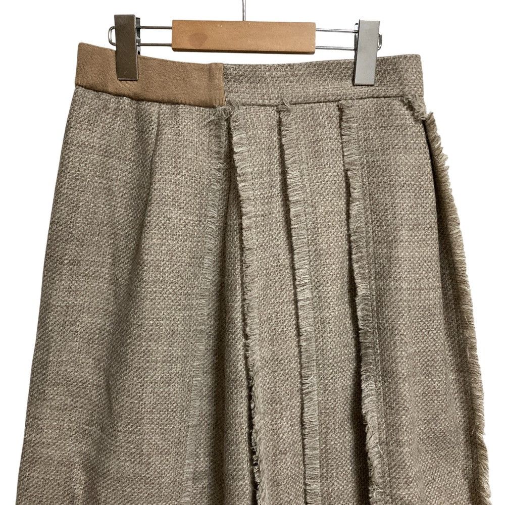 Other Other Drawer Wool Pleated Fringe Skirt Textile Skirts DUTY FREE for USA Size ONE SIZE - 3 Thumbnail