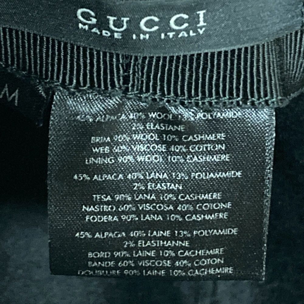 Gucci Gucci Gucci Herringbone Tweed Hat Textile Hats DUTY FREE for USA Size ONE SIZE - 6 Thumbnail