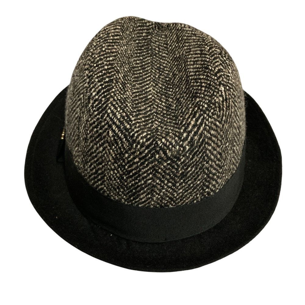 Gucci Gucci Gucci Herringbone Tweed Hat Textile Hats DUTY FREE for USA Size ONE SIZE - 3 Thumbnail