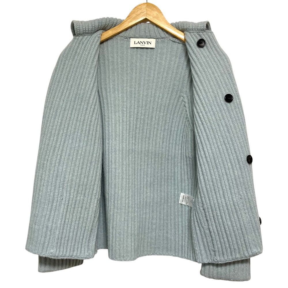 Lanvin Lanvin Lanvin Chunky Knit Double Jacket Textile Outerwear DUTY FREE for USA Size ONE SIZE - 3 Thumbnail