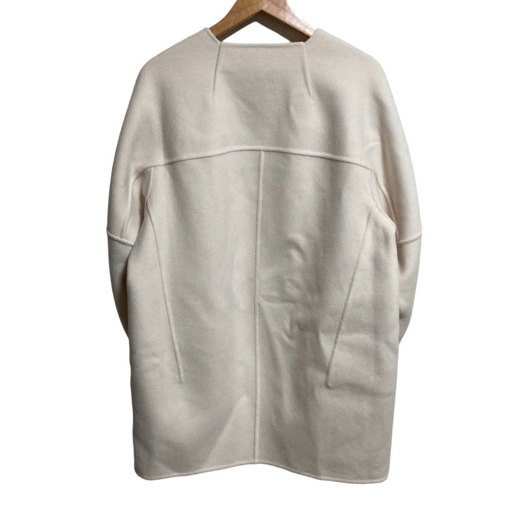 Other Other Drawer Wool Beaver Collarless Coat Textile Outerwear 6525-234-0808 DUTY FREE for USA Size ONE SIZE - 2 Thumbnail