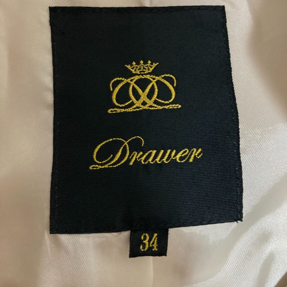 Other Other Drawer Wool Beaver Collarless Coat Textile Outerwear 6525-234-0808 DUTY FREE for USA Size ONE SIZE - 7 Thumbnail