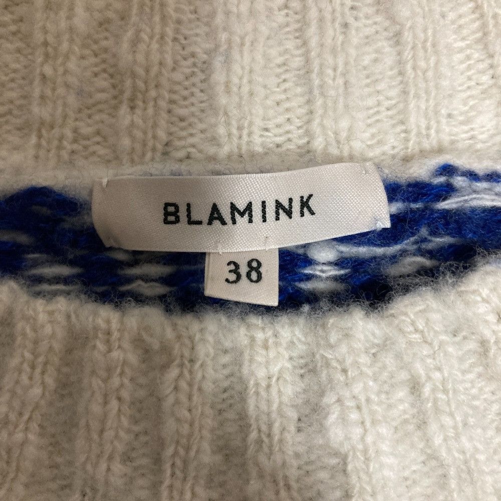Other Other BLAMINK Jacquard Crew Neck Short Sleeve Sweater Textile Tops 7918-106-0109 DUTY FREE for USA Size ONE SIZE - 6 Thumbnail