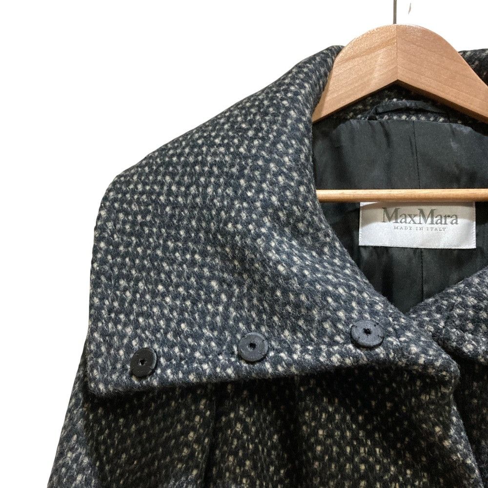 Max Mara MaxMara Max Mara Cashmere Blend Coat Leather Outerwear 10160773 DUTY FREE for USA Size ONE SIZE - 3 Thumbnail
