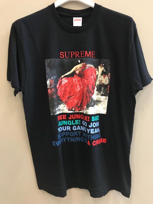 Supreme see 2024 jungle tee