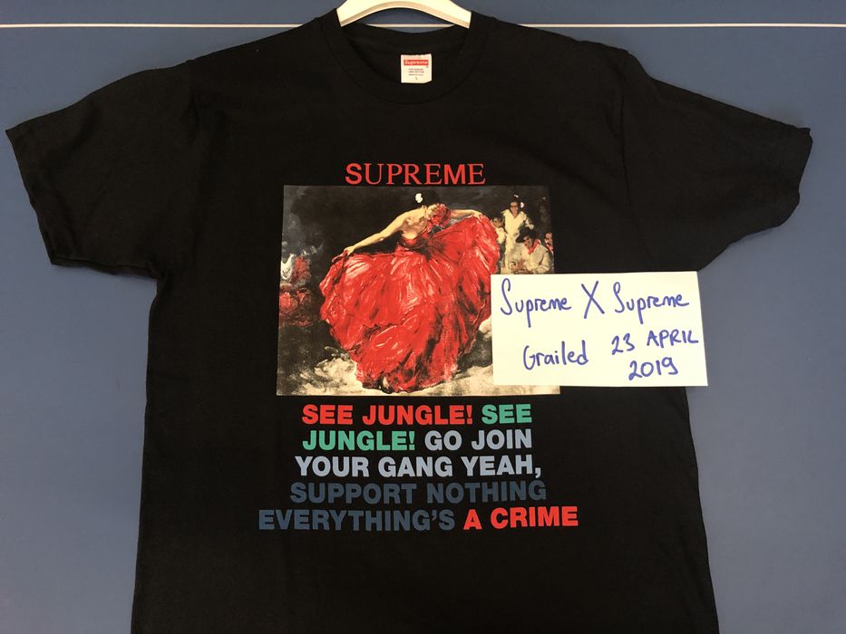 Supreme jungle tee online