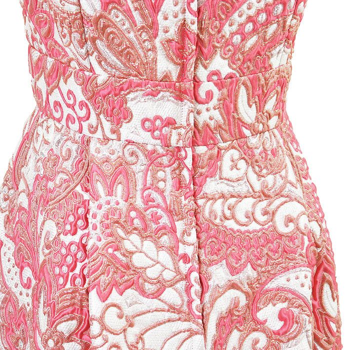 Dolce & Gabbana Dolce & Gabbana Dolce&Gabbana Metallic Jacquard Dress Textile Dresses DUTY FREE for USA Size ONE SIZE - 14 Thumbnail