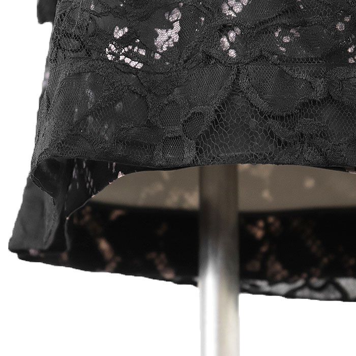 Louis Vuitton Louis Vuitton Louis Vuitton Floral Lace Lambskin Nubuck Mink Fur Pocket Dress Fur Dresses DUTY FREE for USA Size ONE SIZE - 15 Thumbnail