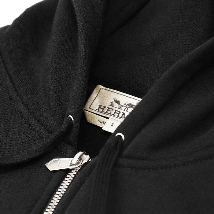 Hermes Hermes Hermès Run H Cotton Hoodie Textile Sweatshirts & Hoodies DUTY FREE for USA Size ONE SIZE - 11 Thumbnail