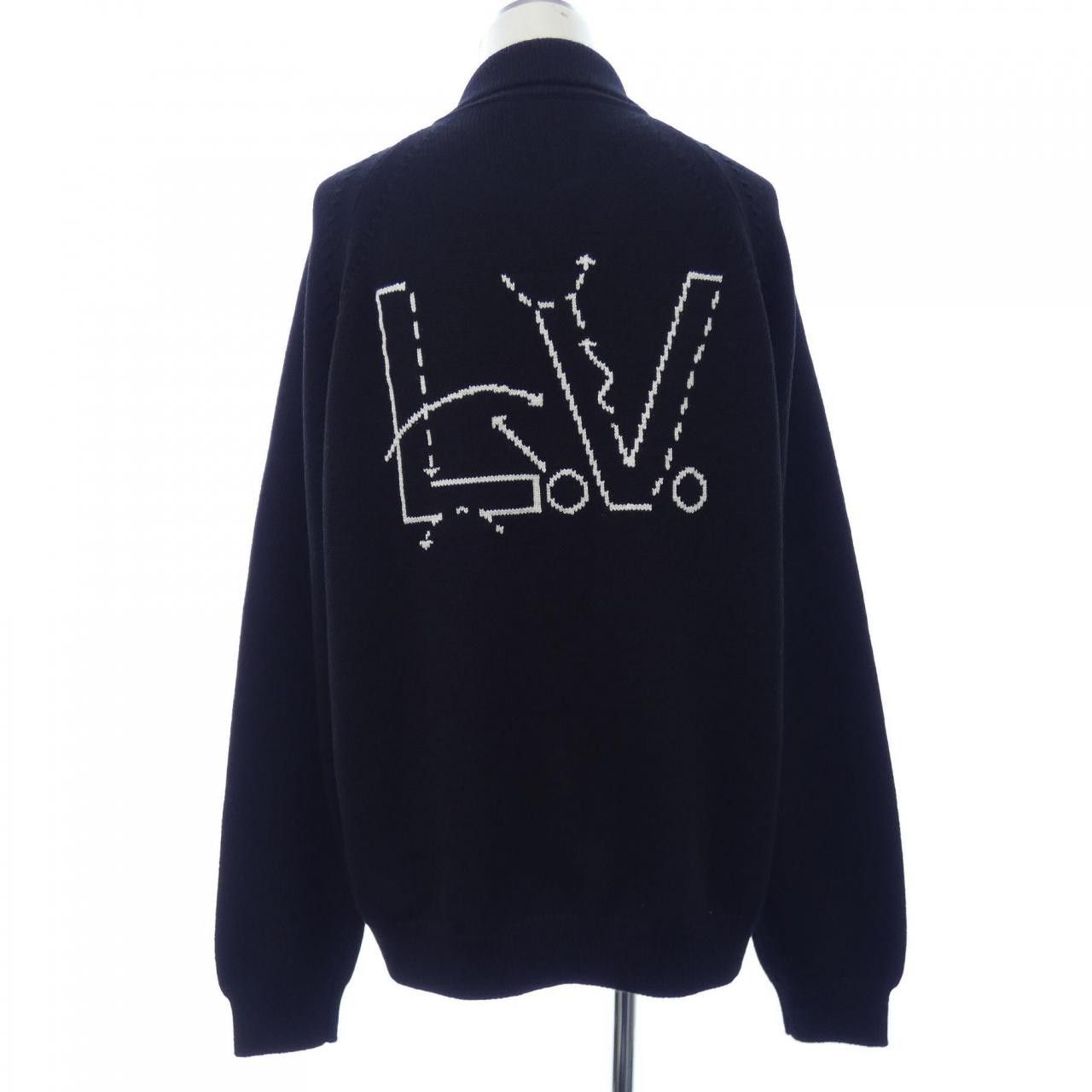 Louis Vuitton Louis Vuitton Louis Vuitton HKN02WZNO Wool Cardigan Textile Tops HKN02WZNO DUTY FREE for USA Size ONE SIZE - 2 Thumbnail