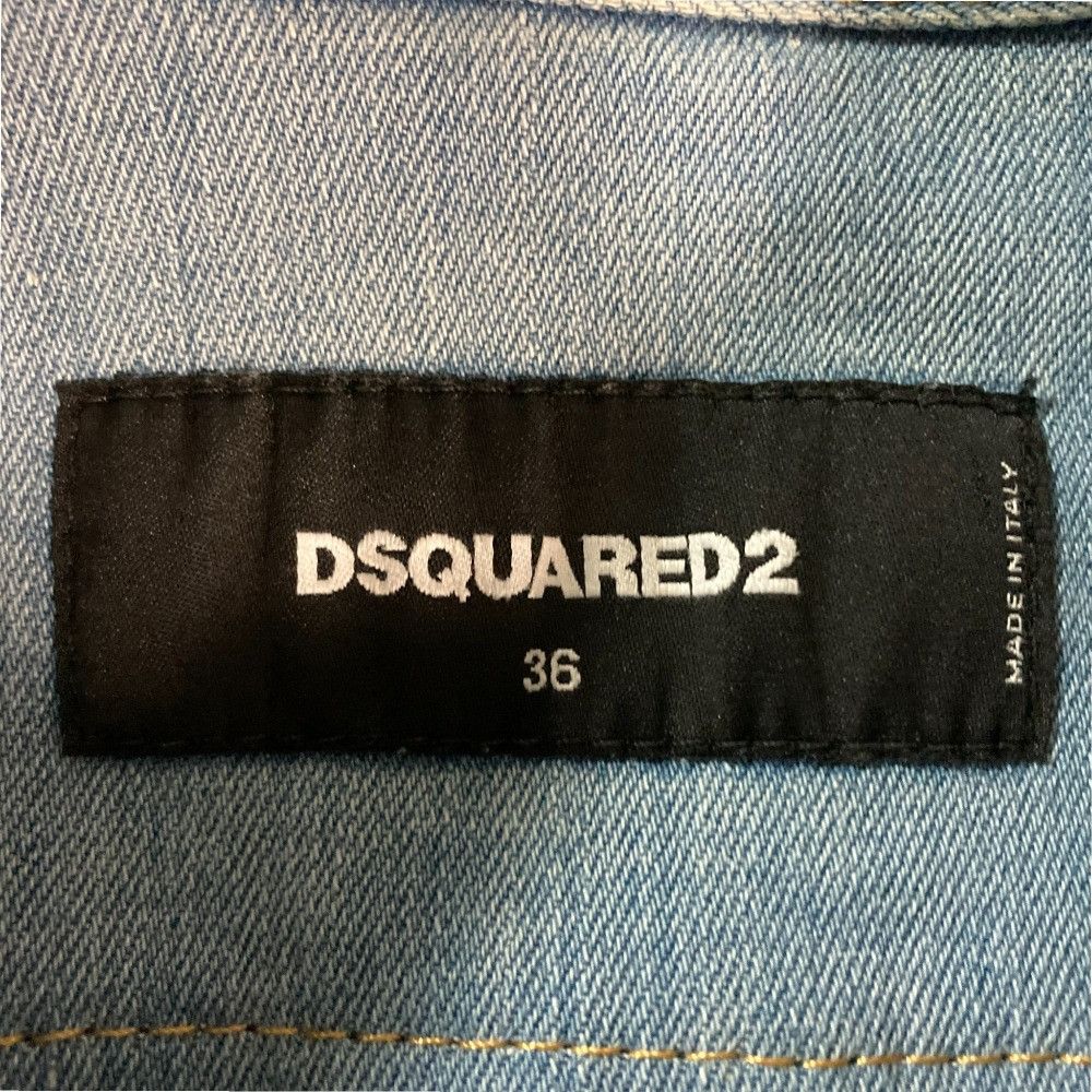 Other Other Dsquared2 Denim Jacket Textile Outerwear DUTY FREE for USA Size ONE SIZE - 4 Thumbnail