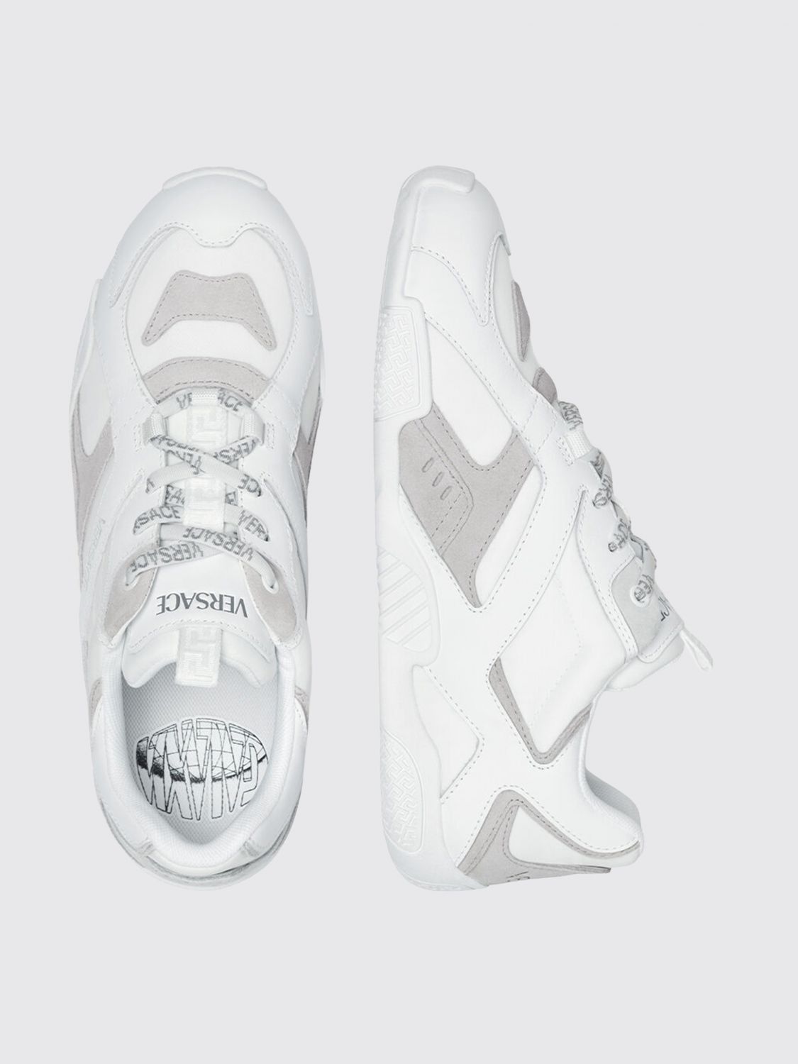Versace Versace Sneakers Men White Size US 7 / EU 40 - 3 Thumbnail