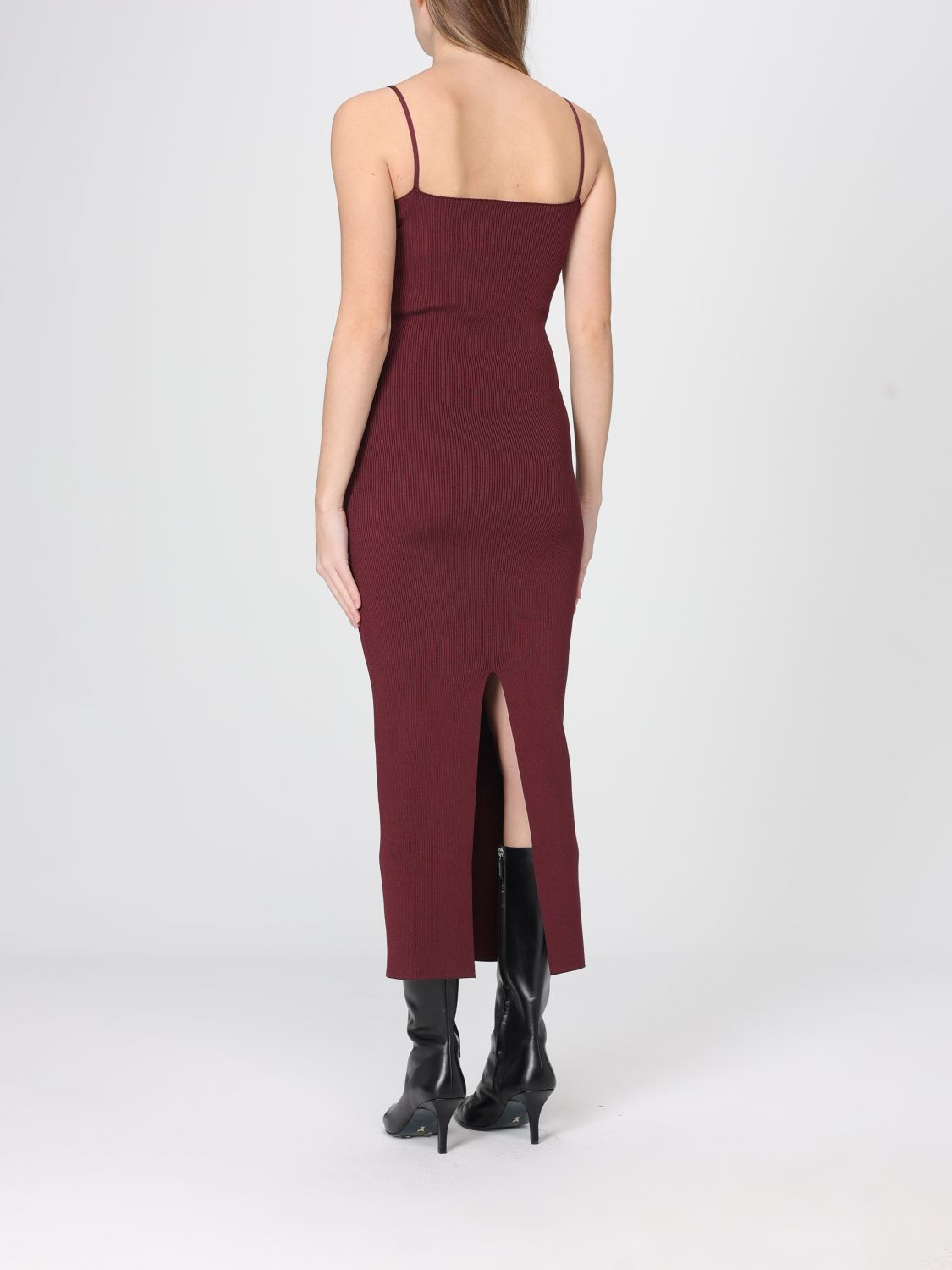 Versace Versace Dress Woman Burgundy Size M / US 6-8 / IT 42-44 - 2 Thumbnail