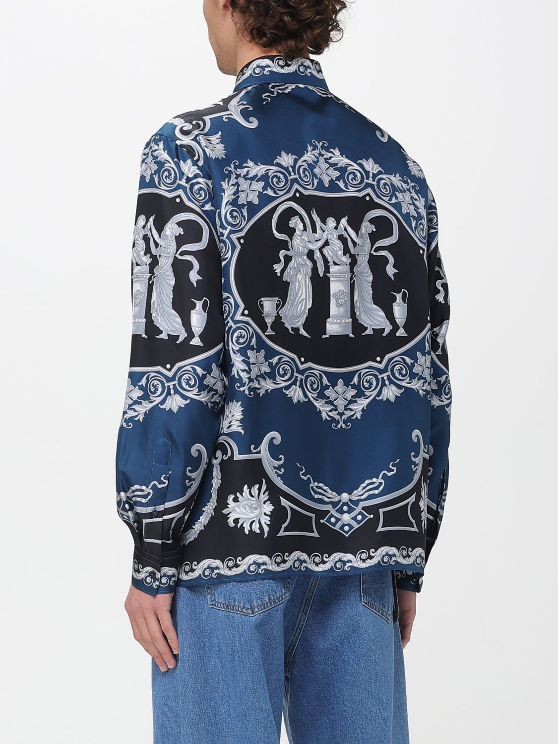 Versace Versace Shirt Men Multicolor Size US L / EU 52-54 / 3 - 3 Thumbnail