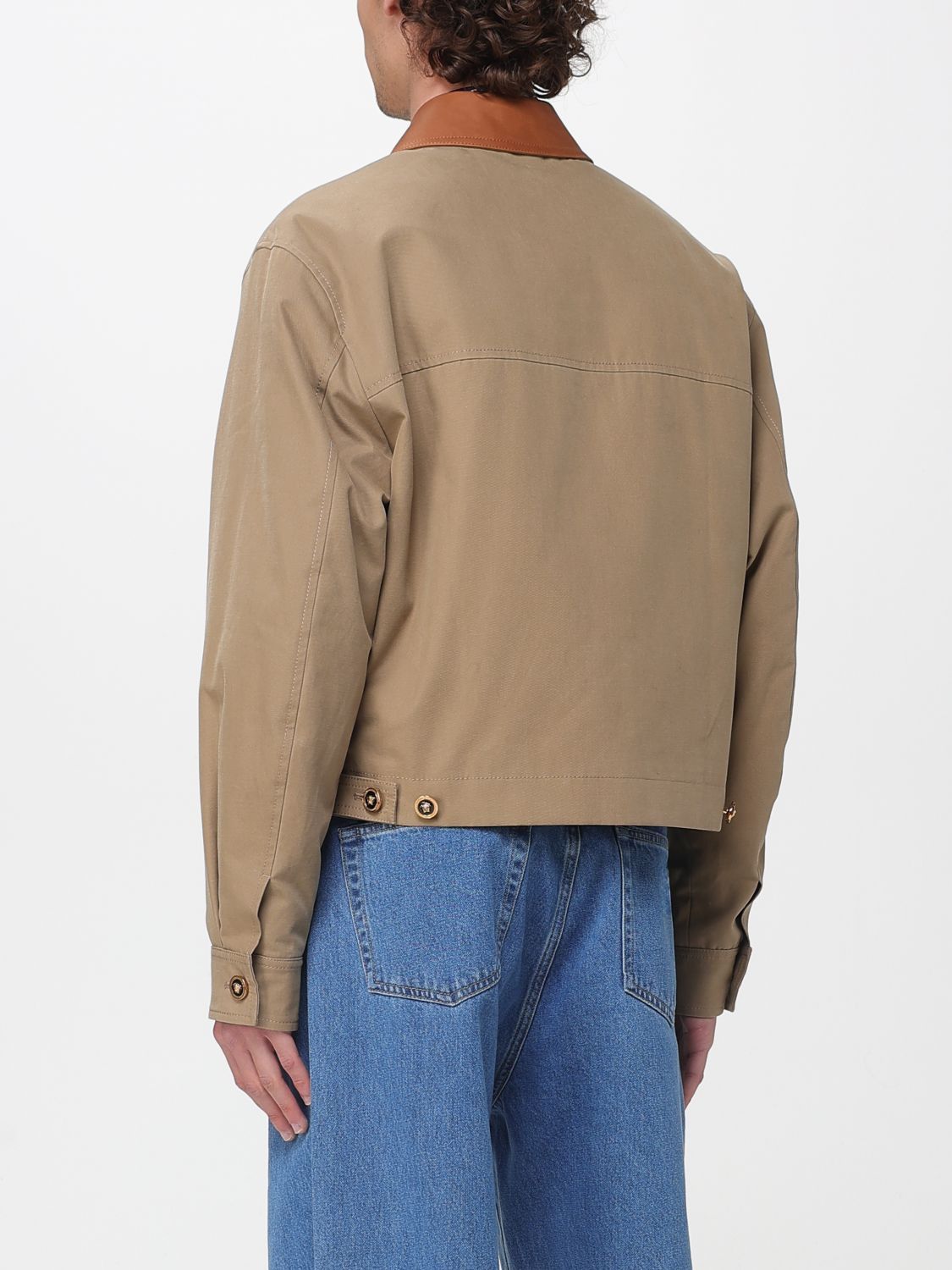 Versace Versace Jacket Men Camel Size US L / EU 52-54 / 3 - 3 Thumbnail