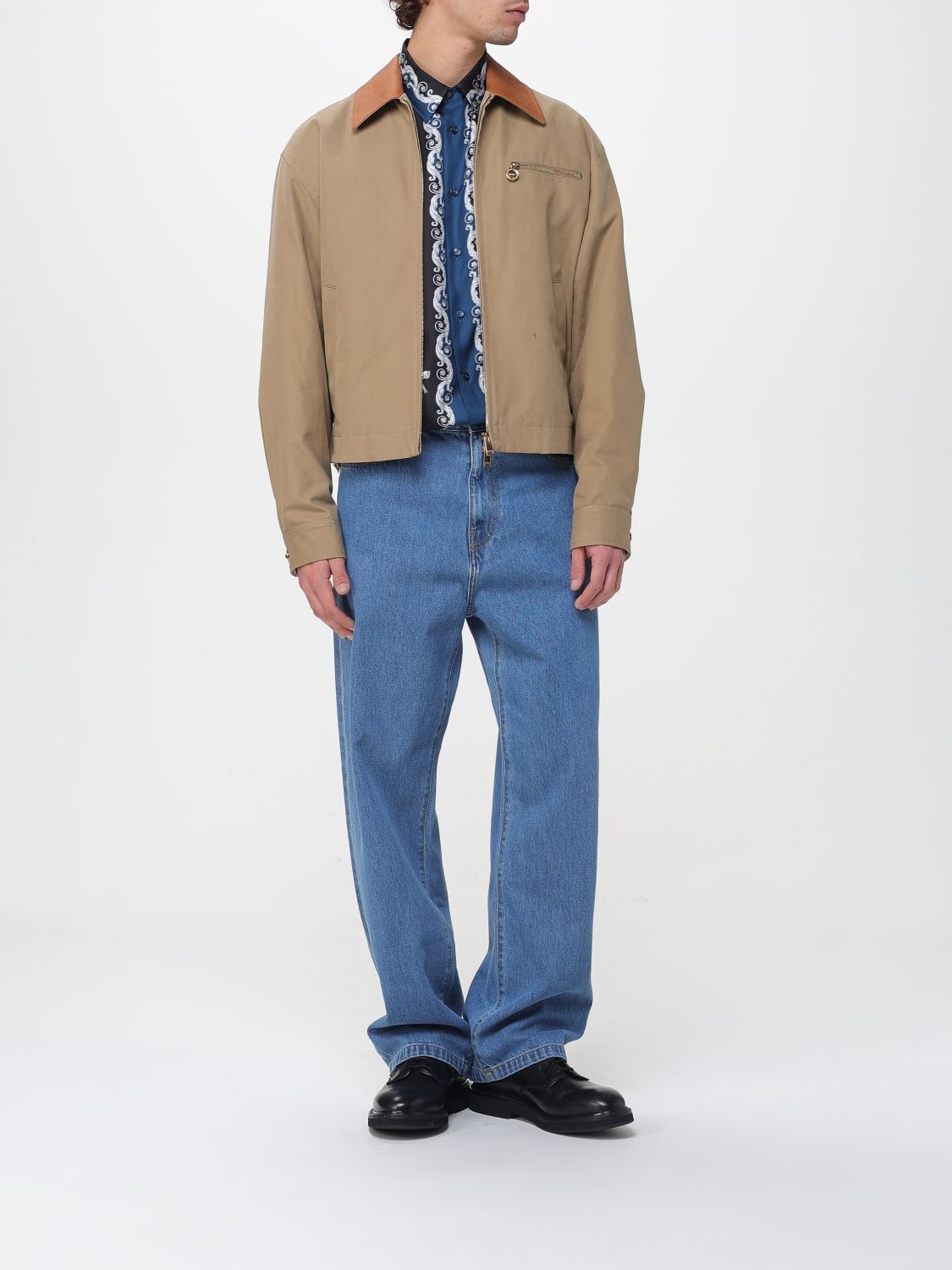 Versace Versace Jacket Men Camel Size US L / EU 52-54 / 3 - 2 Thumbnail