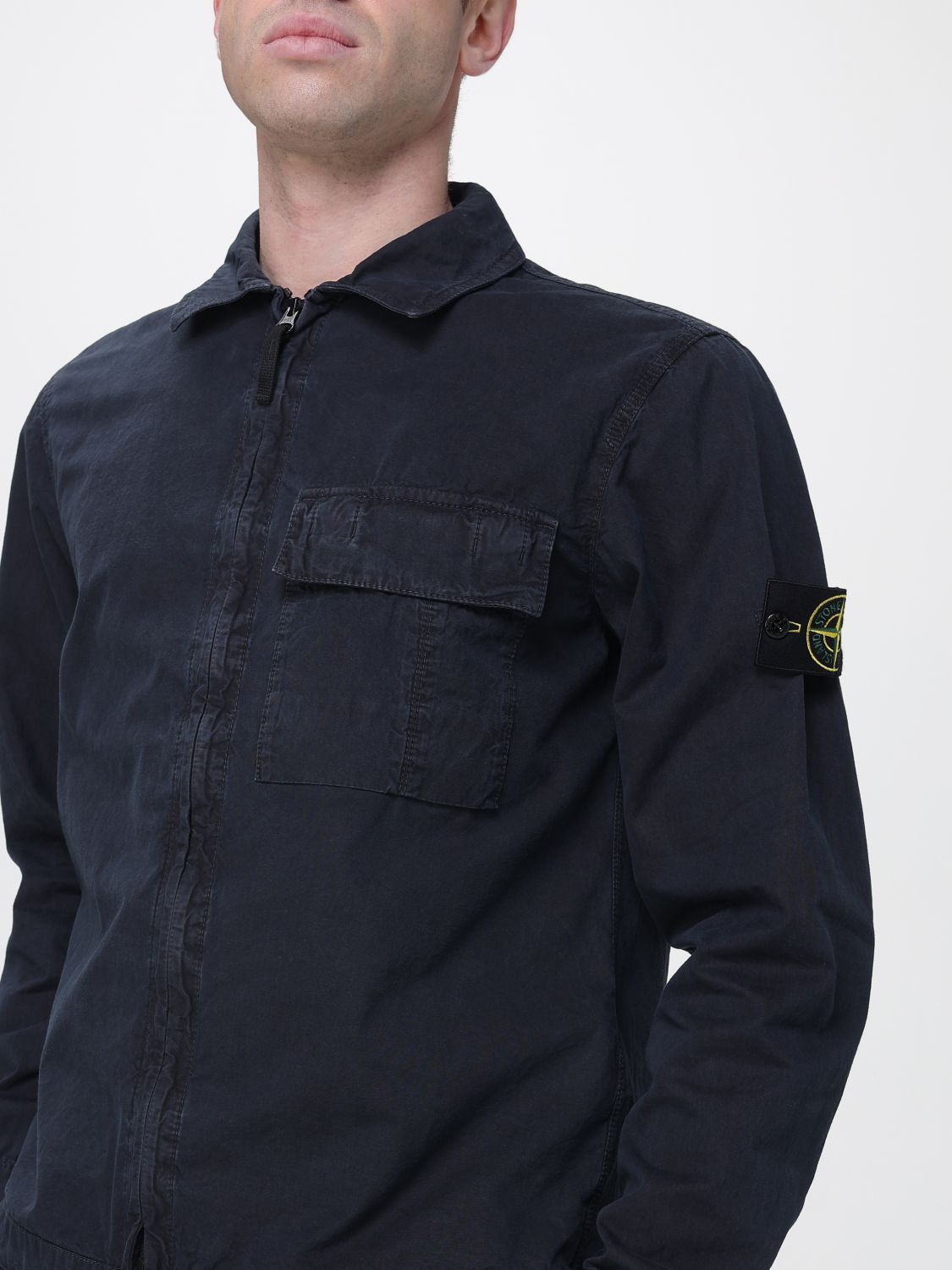 Stone Island Jacket Men Navy