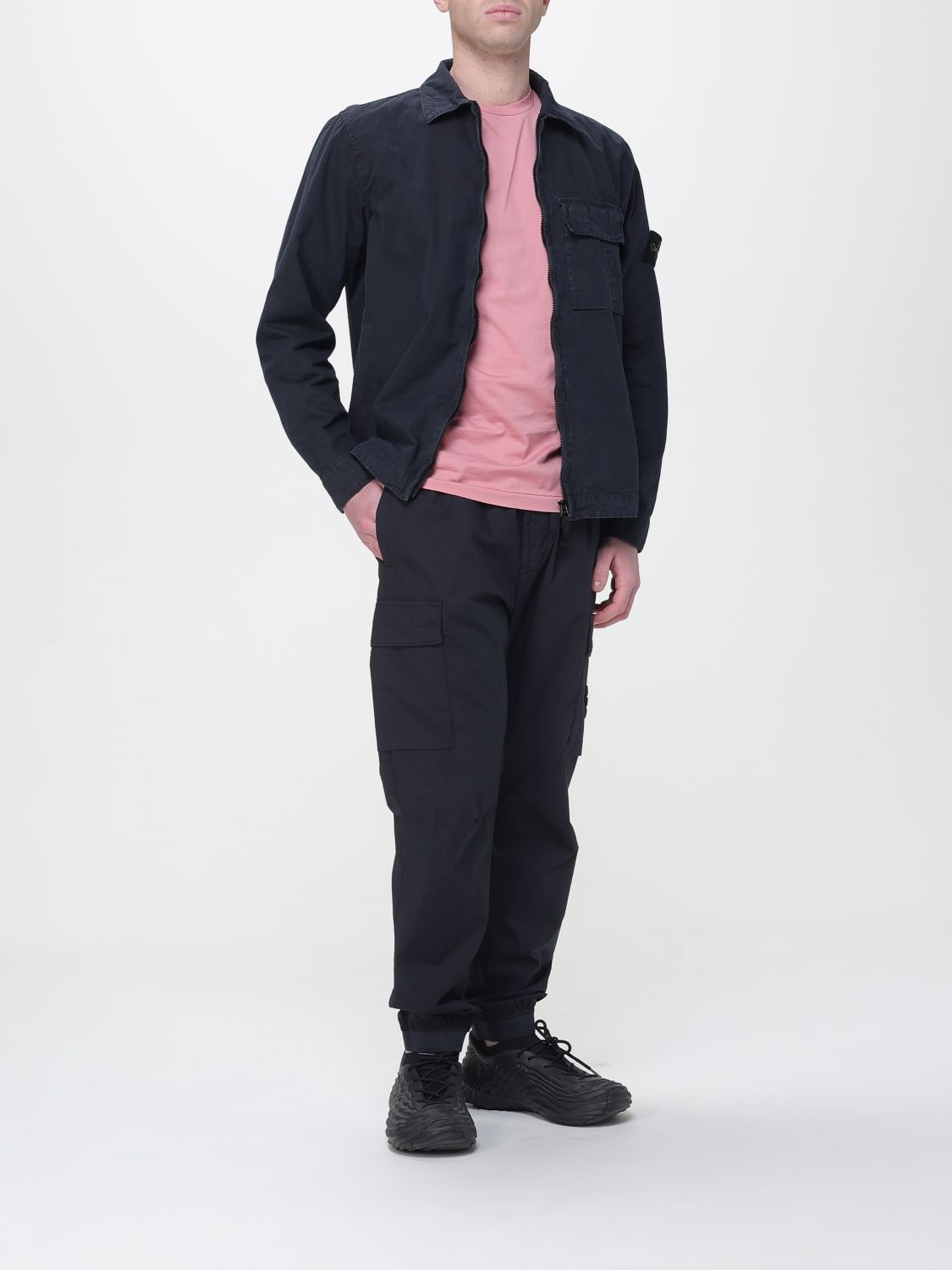 Stone Island Jacket Men Navy