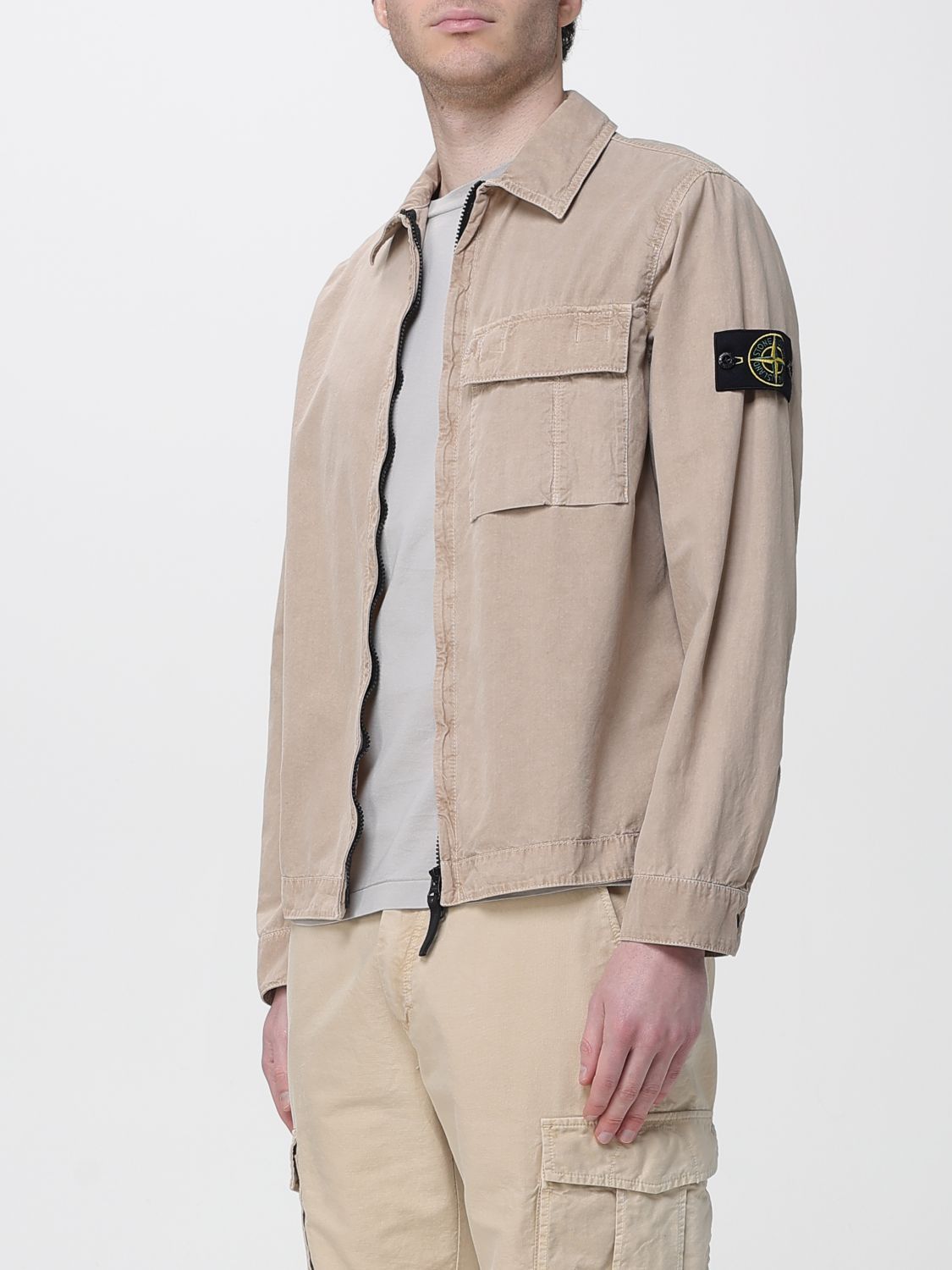 Stone Island Stone Island Jacket Men Sand Size US XL / EU 56 / 4 - 3 Thumbnail