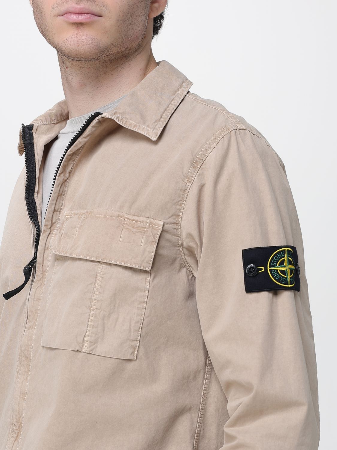 Stone Island Stone Island Jacket Men Sand Size US XL / EU 56 / 4 - 4 Thumbnail