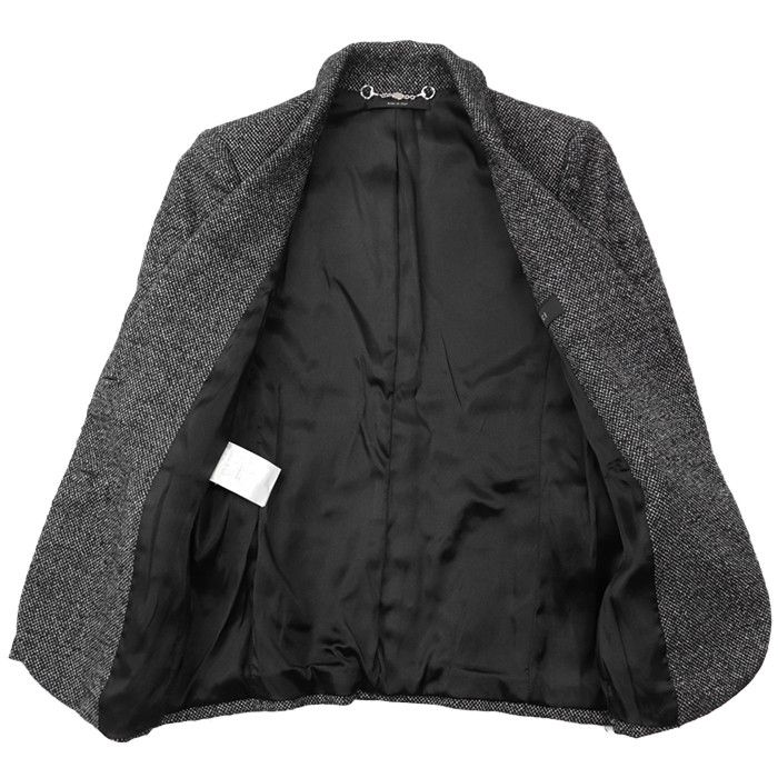 Gucci Gucci Gucci Tweed Wool Silk Tailored Jacket Textile Outerwear DUTY FREE for USA Size ONE SIZE - 7 Thumbnail