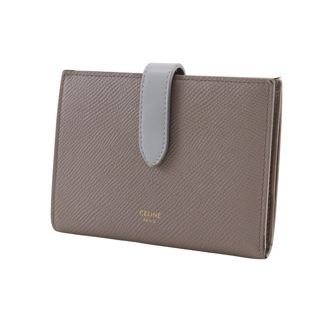 Celine Celine Celine Medium Strap Wallet Leather Wallet Leather Short Wallet DUTY FREE for USA Size ONE SIZE - 2 Thumbnail