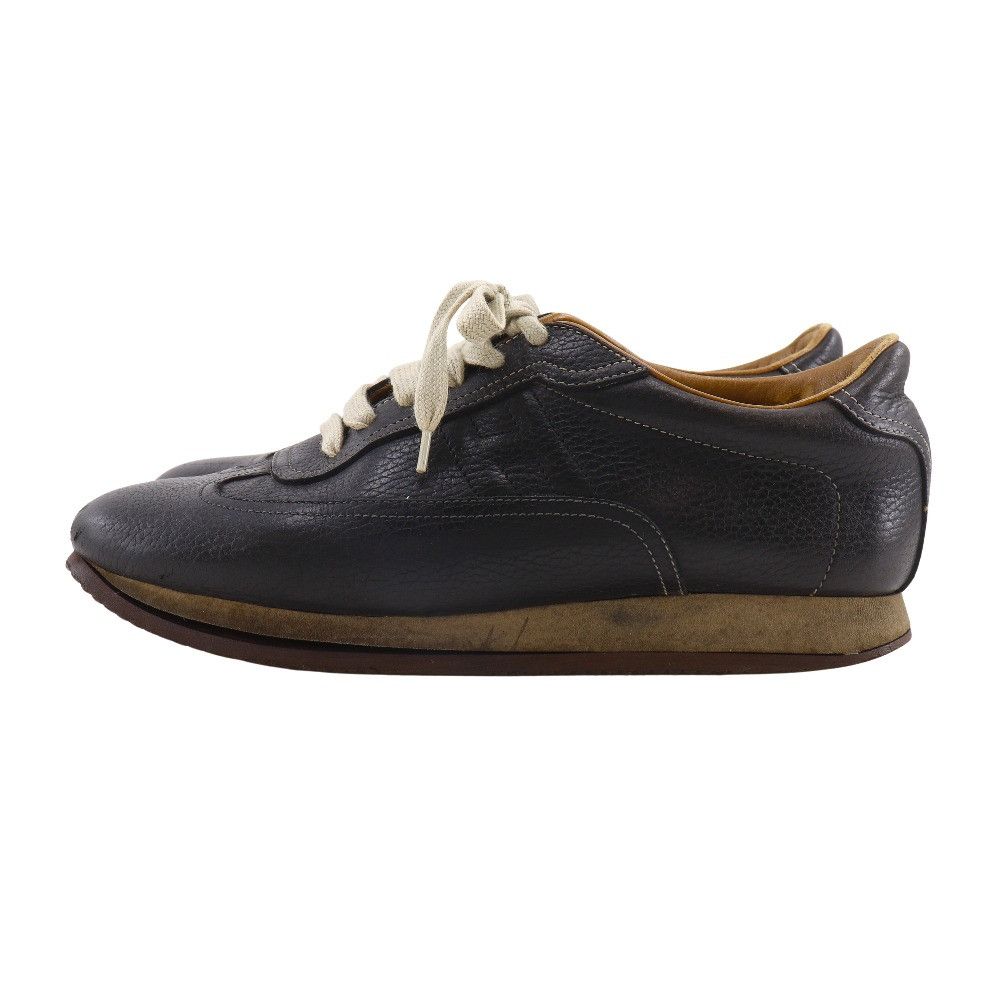 Hermes Hermes Hermès Quick41 1/2 Leather Sneakers Leather Shoes DUTY FREE for USA Size ONE SIZE - 2 Thumbnail
