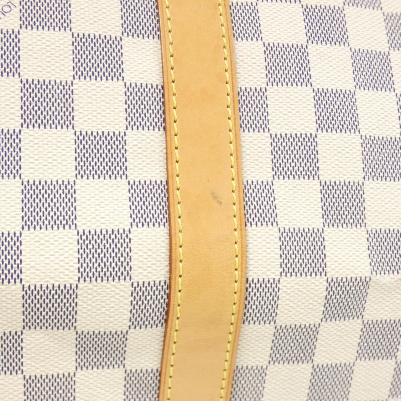 Louis Vuitton Louis Vuitton Louis Vuitton Keepall Bandouliere Damier Azur Boston Bag Textile Travel Bag N41429 DUTY FREE for USA Size ONE SIZE - 4 Thumbnail