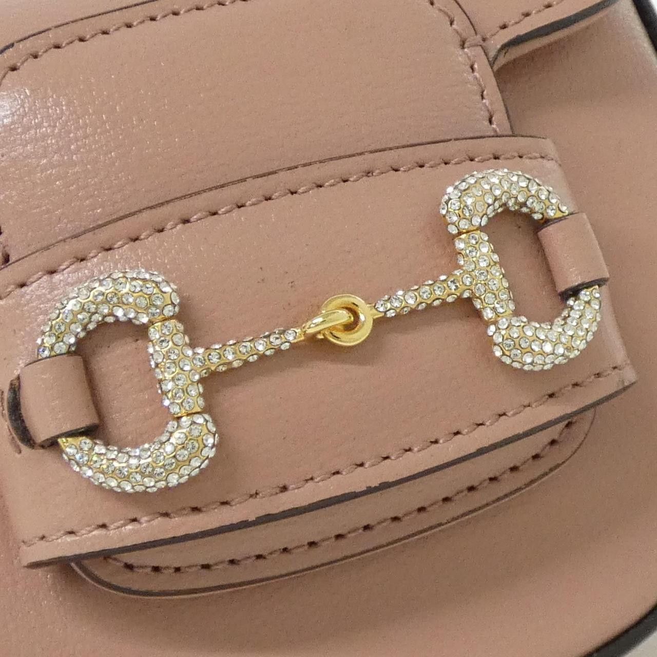 Gucci Gucci Gucci HORSEBIT 1955 Leather Shoulder Bag Leather Shoulder Bag 764504 AACSV DUTY FREE for USA Size ONE SIZE - 4 Thumbnail