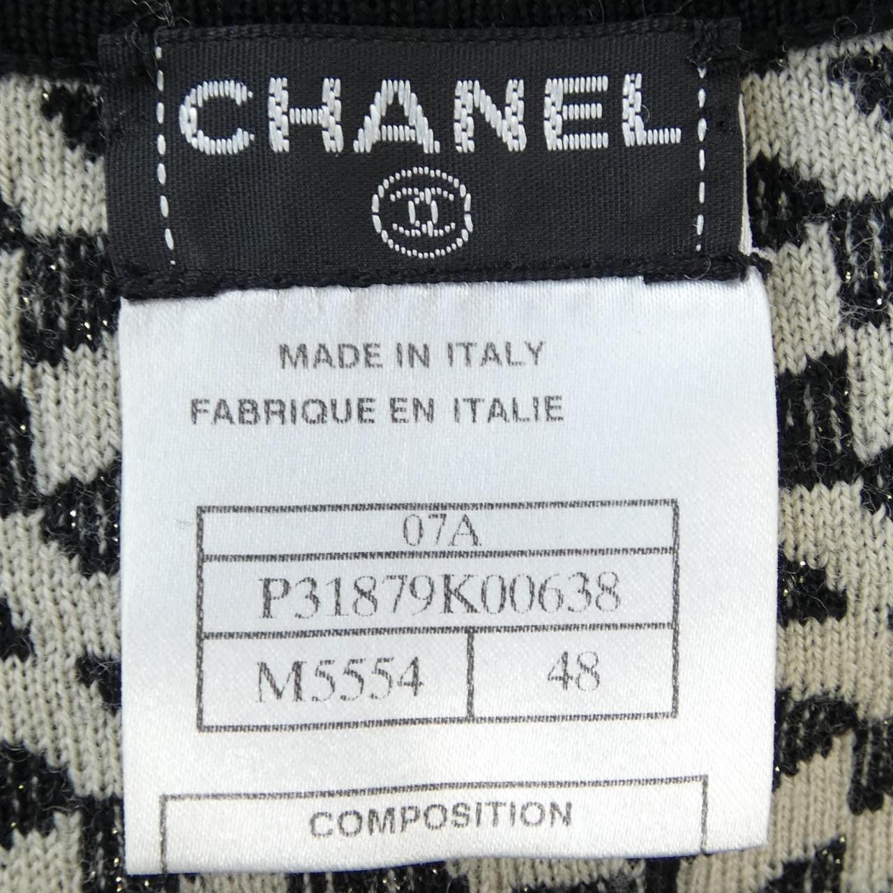 Chanel Chanel Chanel Knitwear Textile Tops P31879K00638 07A DUTY FREE for USA Size ONE SIZE - 4 Thumbnail