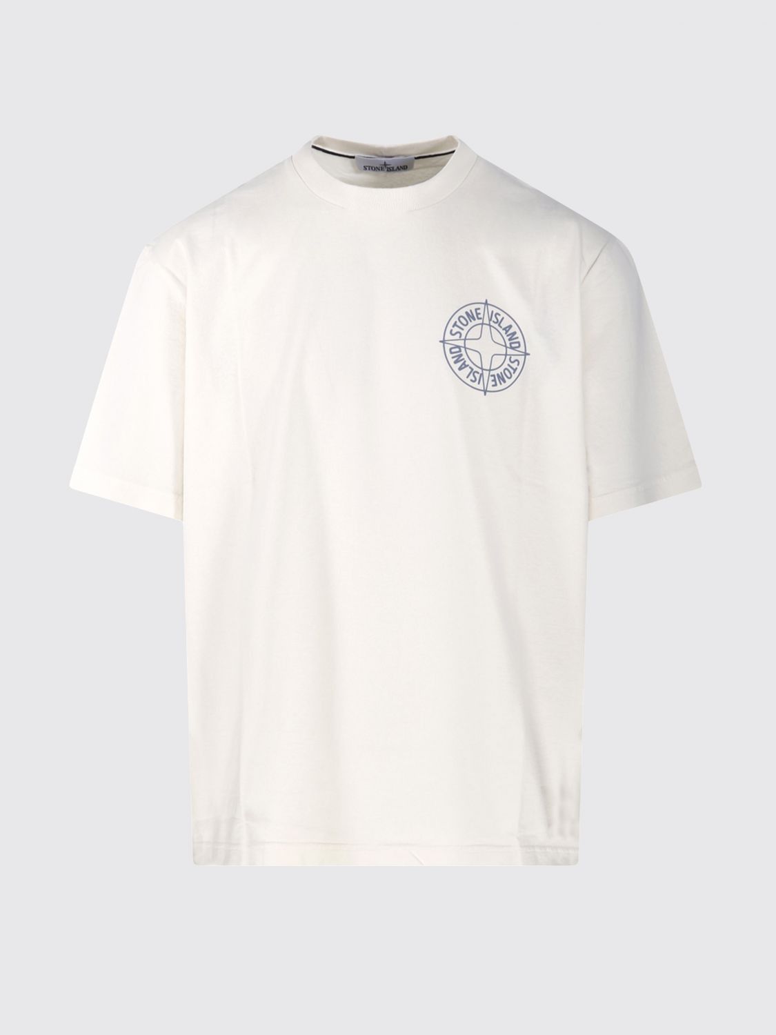 Stone Island Stone Island T-Shirt Men Ivory Size US M / EU 48-50 / 2 - 2 Thumbnail