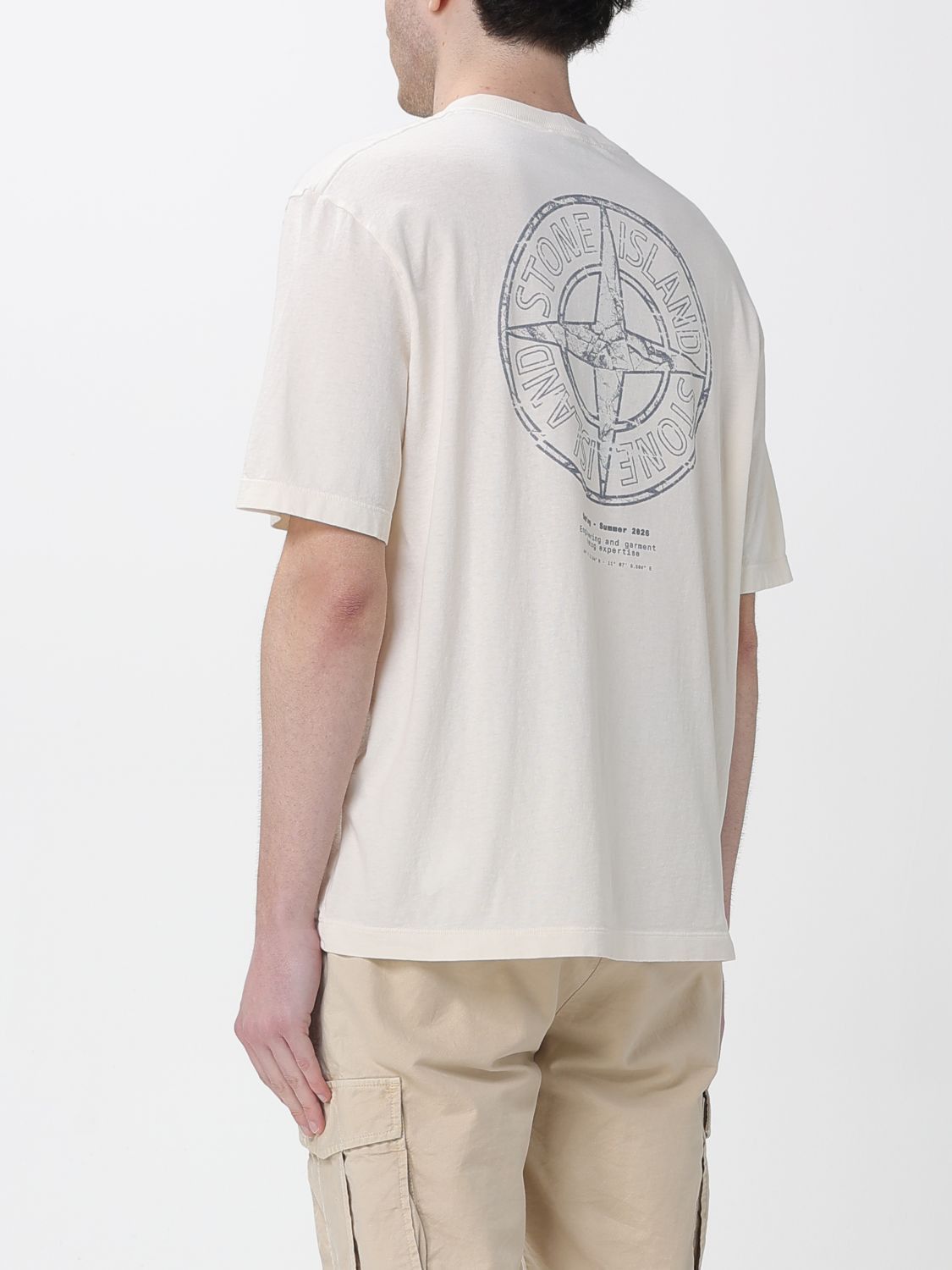 Stone Island Stone Island T-Shirt Men Ivory Size US S / EU 44-46 / 1 - 2 Thumbnail
