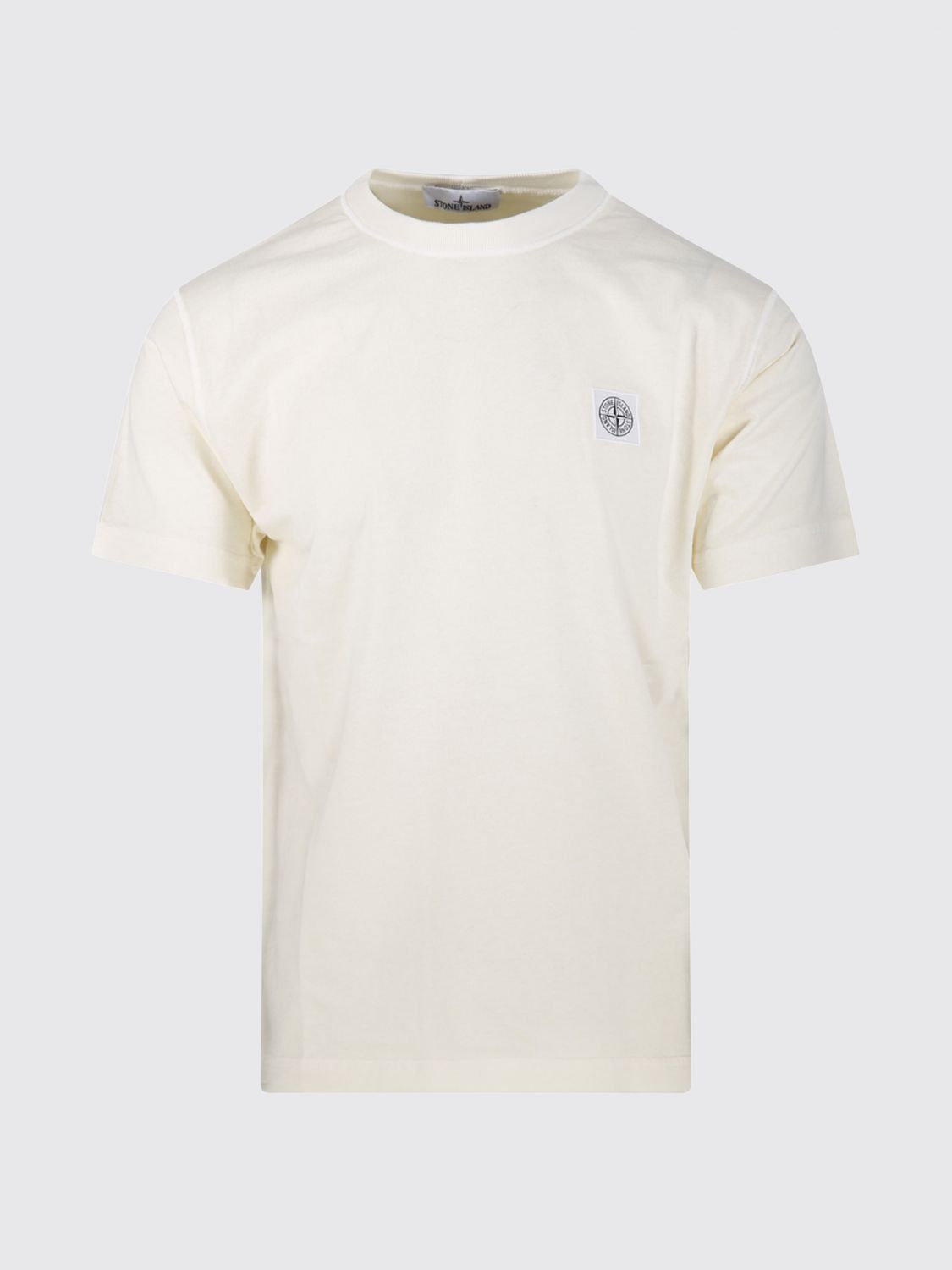 Stone Island Stone Island T-Shirt Men Ivory Size US M / EU 48-50 / 2 - 2 Thumbnail