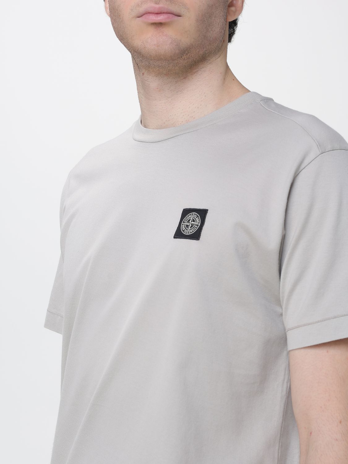 Stone Island Stone Island T-Shirt Men Grey Size US XL / EU 56 / 4 - 3 Thumbnail