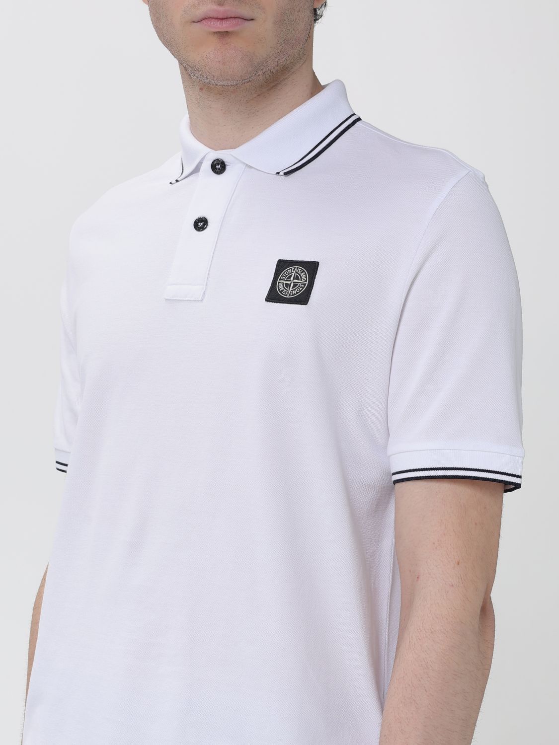 Stone Island Stone Island Polo Shirt Men White Size US S / EU 44-46 / 1 - 3 Thumbnail
