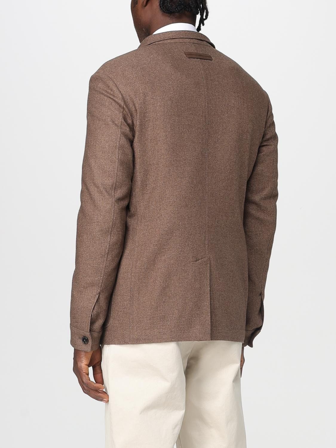 Ermenegildo Zegna Zegna Jacket Men Brown Size US XL / EU 56 / 4 - 3 Thumbnail